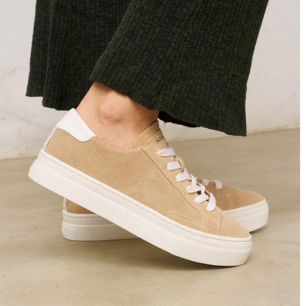 SOLUDOS Ibiza Platform Suede Sneaker